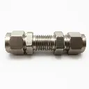 3/8 Inch x 3/8 Inch Bulkhead Stainless Steel  Compression Fitting – Heavy-Duty & Leak-Proof