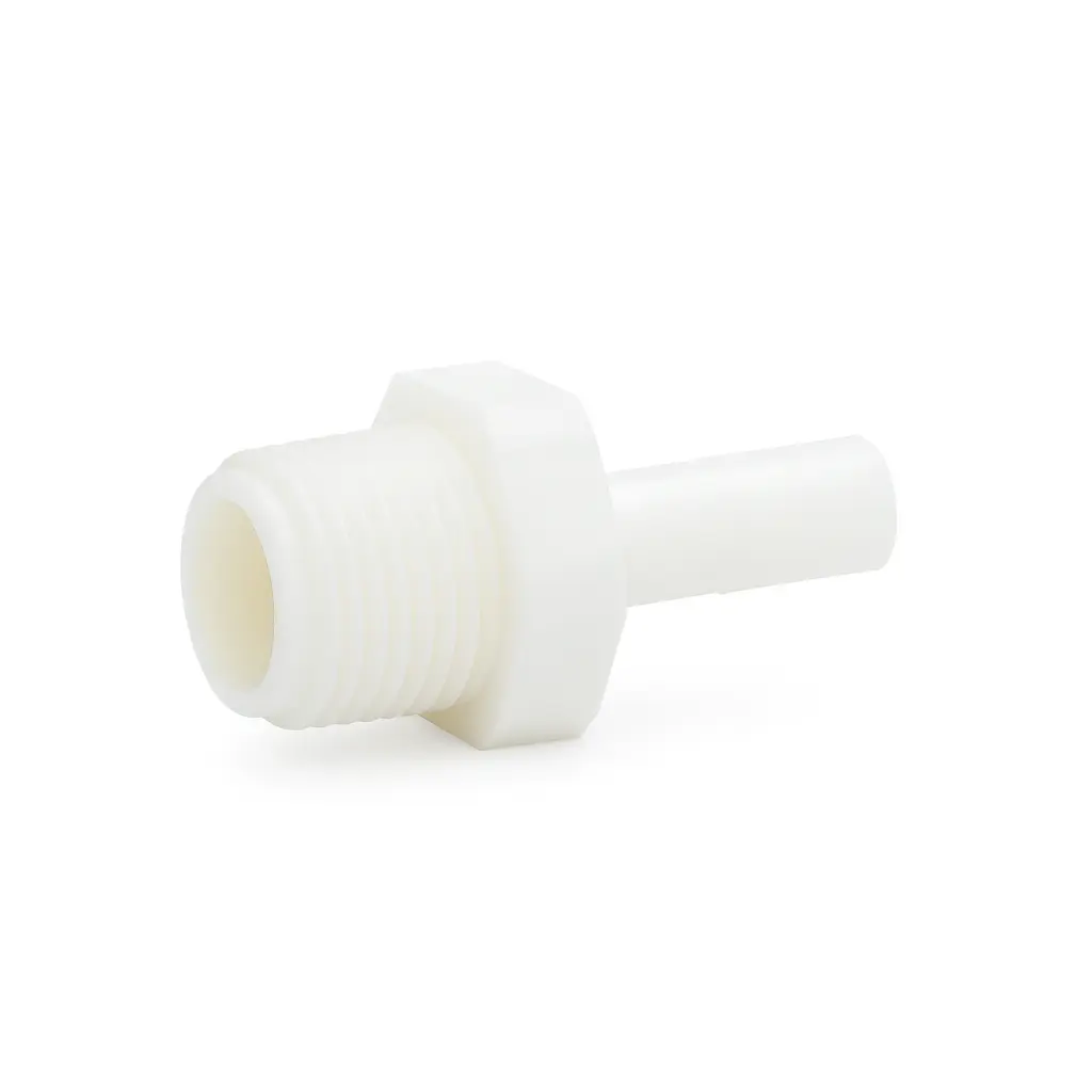 Polypropylene Adapter - Stem 3/8 Inch X 3/8 Inch NPT