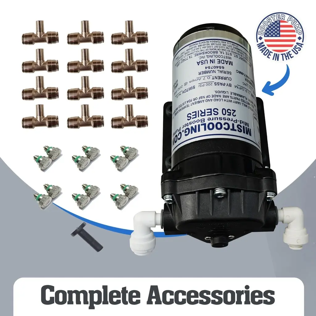 Patio Misting System - Mistcooling System - 200 PSI - MC12020