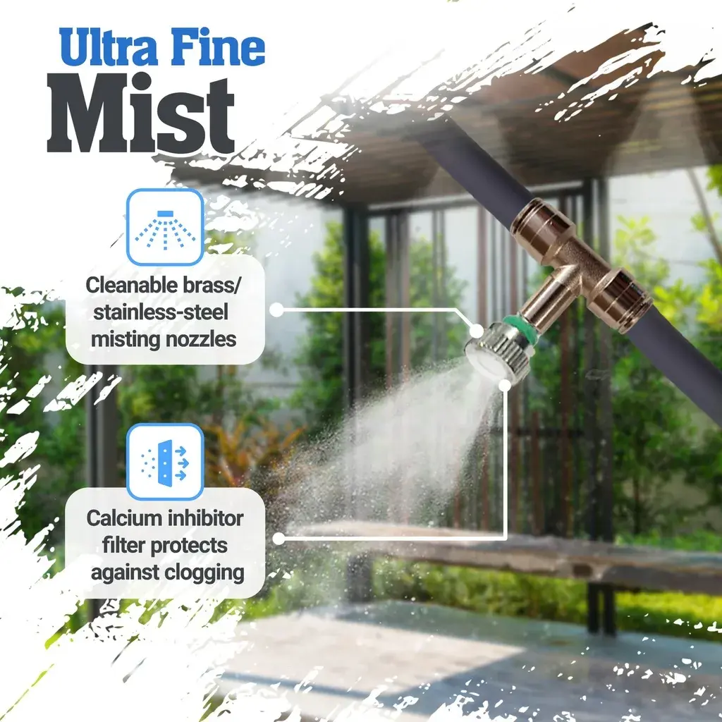 Patio Misting System - Mistcooling System - 200 PSI - MC12020