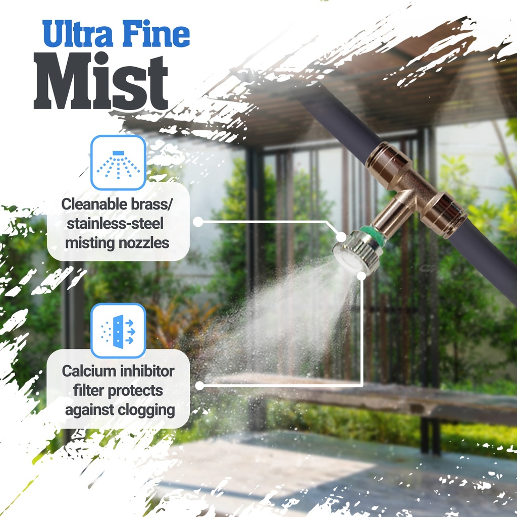 Patio Misting System - Mistcooling System - 200 PSI - MC12020