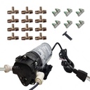 Mistcooling Residential Misters for Outside Patio - Outdoor Misting System with 12 Nozzles, 200PSI Booster Pump, Calcium Filter, 50ft. Flexible Tubing - Mister System Kit for Porch, Poolside, Backyard