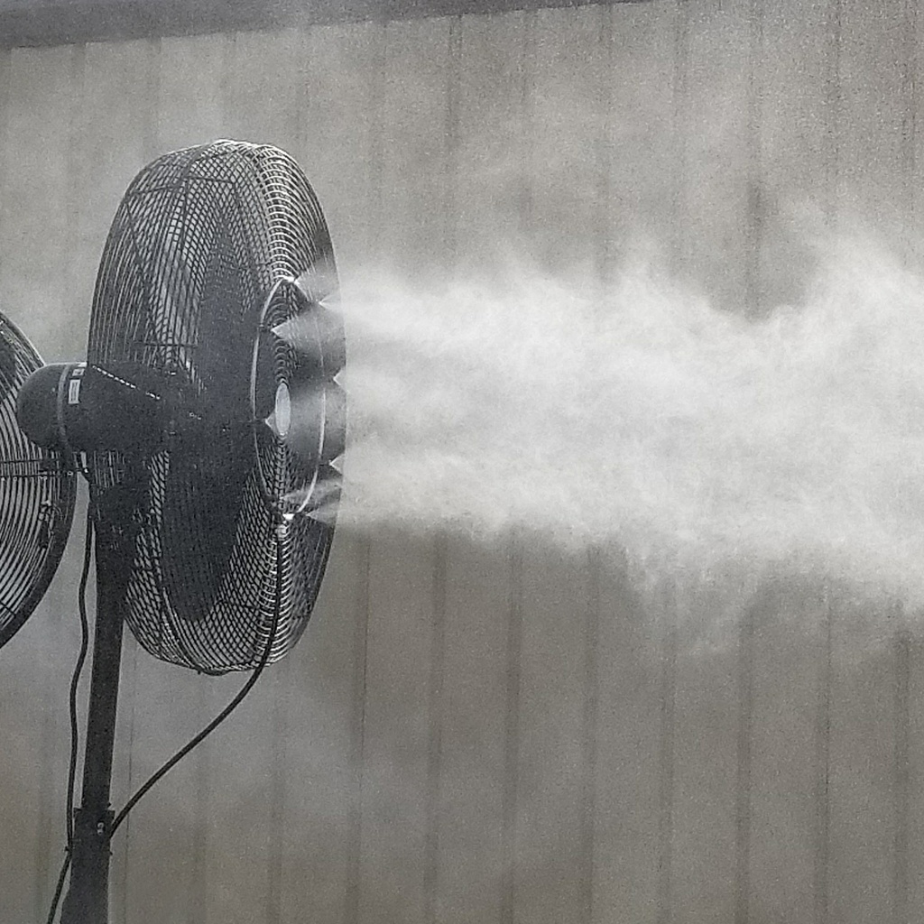 Portable Mist Fan - Portable Outdoor Fan - Foldable Mistcooling Fan System