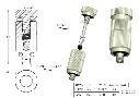 Stainless Steel 0.008” Orifice Cleanable Anti-Drip Fog Pin Mist Nozzle MC41146.webp