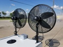Industrial Portable Misting Fan System with 100 Gallon Tank