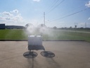 Industrial Portable Misting Fan System with 100 Gallon Tank