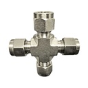 3/8" Stainless Steel Compression Union Cross – Heavy-Duty Pipe Connector
