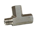 1/4 Inch Male x 1/4 Inch Female x 1/8 Inch Female Tee Fitting - Stainless Steel Misting Parts