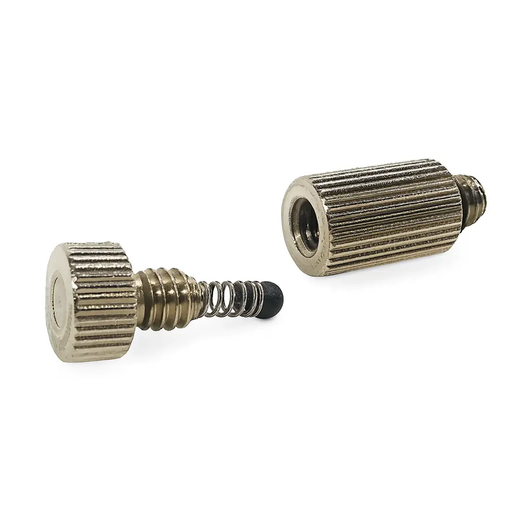 Mist Nozzles Anti-Drip 10/24 0.006 Inch - Ultra Low Flow Nickel Plated
