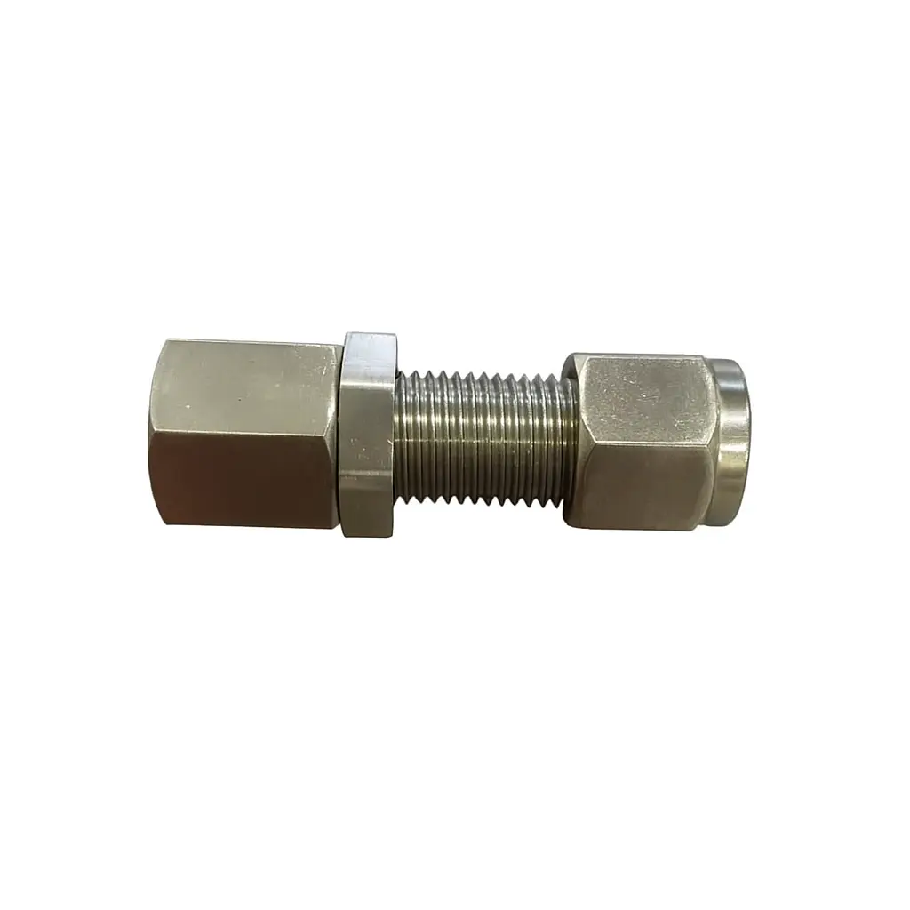 1/4 Inch Female Thread x 3/8 Inch Compression Bulkhead