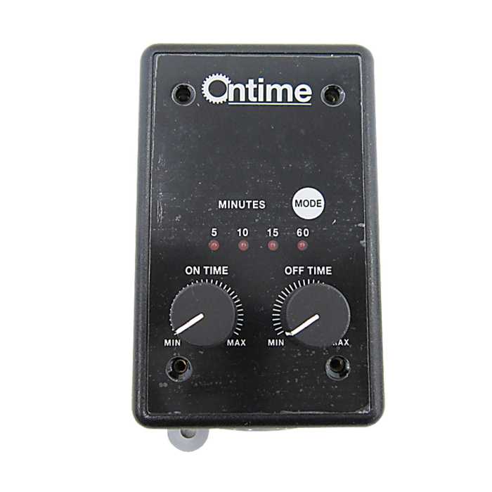 Interval Timer – Pre-Wired for Automated Control to Make misting systems automated.