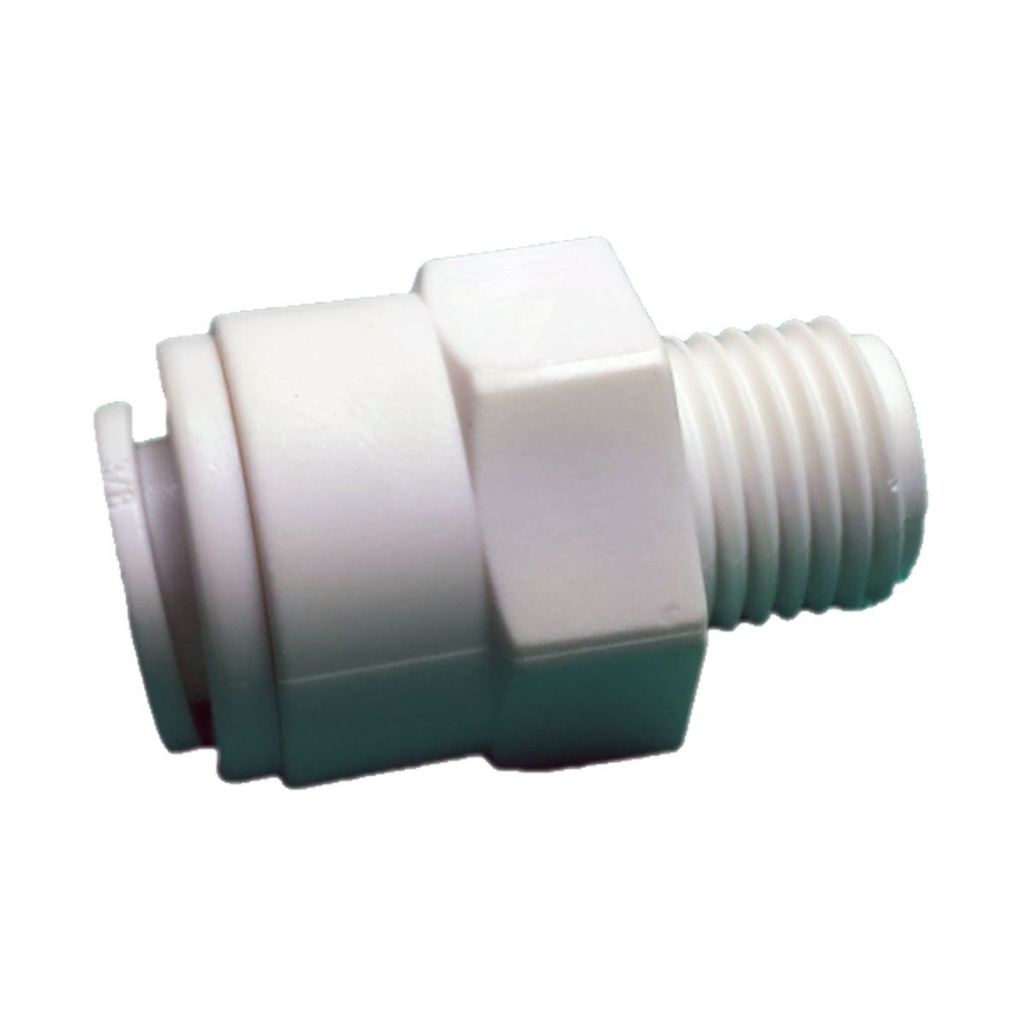 Polypropylene 3/8 Inch Tube OD x 1/4 Inch MNPTF