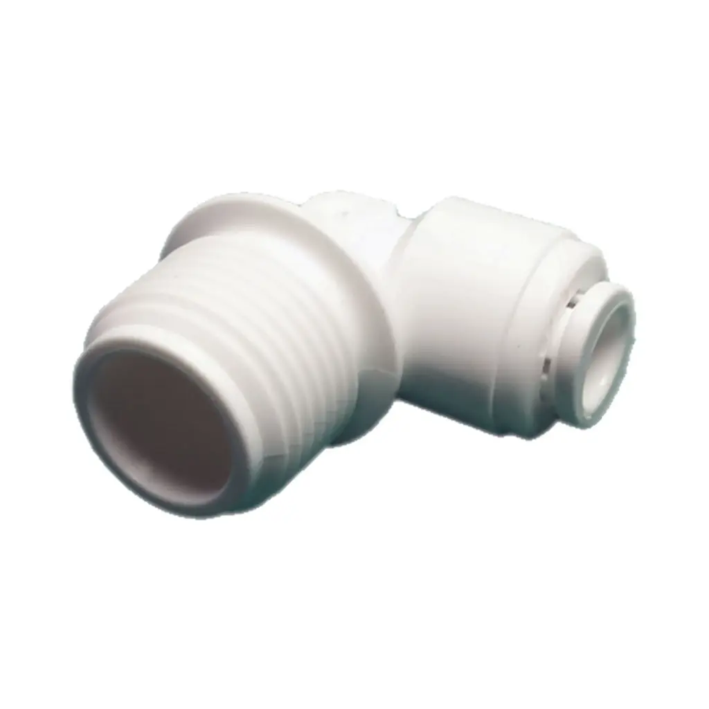 Polypropylene fittings-1/4 x 1/4 Inch MNPTF Elbow 
