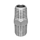 Stainless Steel Hex Nipples - 1/4 Inch x 1/8 Inch Threaded NPT