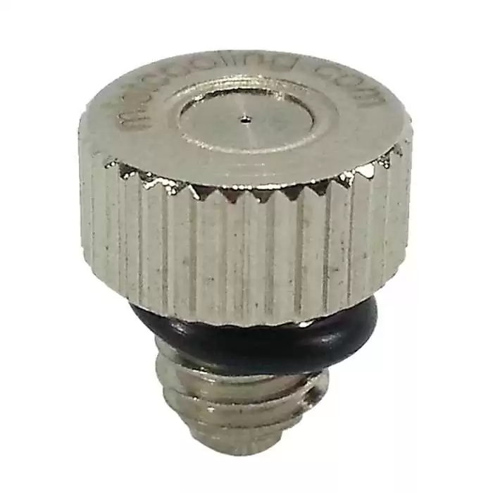 Stainless Steel Mist Nozzles 10/24 Thread 0.020 Inch Orifice - 40 to 120 PSI - Low Pressure