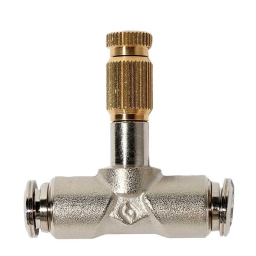 [MC52520] 1/4 Inch Drain Valve Tee – Push Lock Fitting for Easy System Maintenance