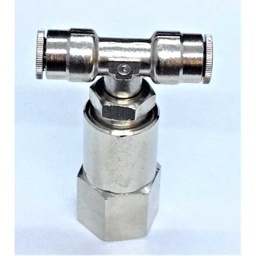 [MC52540] 1/4 Inch Tube x 9/16 Inch Misting Tee – High-Performance Fitting for Misting Systems