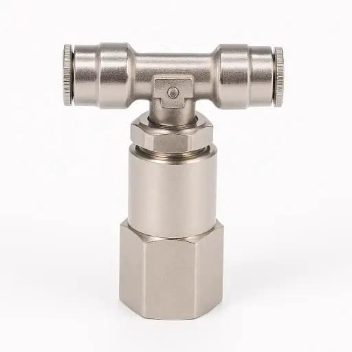 [MC52540] 1/4 Inch Tube x 9/16 Inch Misting Tee – High-Performance Fitting for Misting Systems