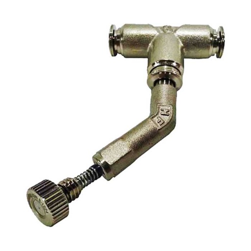 [MC52660] Coupling Tee with 45° Nozzle Adapter – Precision Misting & Irrigation Connector