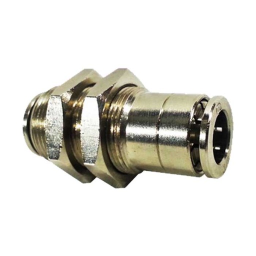 [MC57280] 3/8 Inch Bulkhead - Push Lock Fitting for Secure Connections