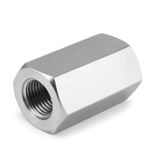 [MC59202] Stainless Steel Hex Coupling - 3/8 Inch x 3/8 Inch - Stainless Steel Parts | Stainless Steel Fittings