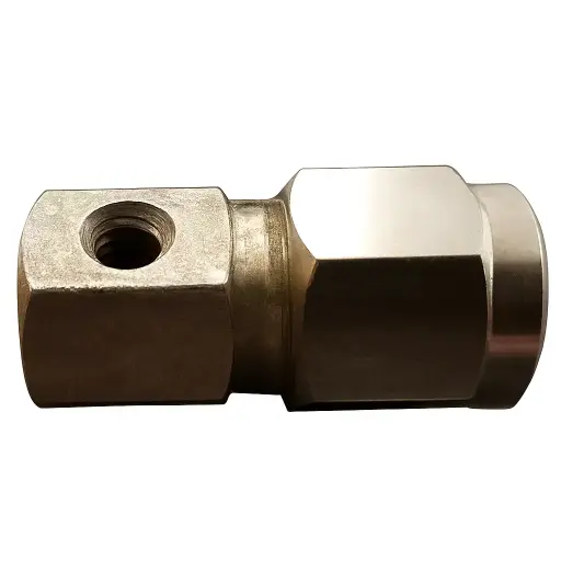 [MC59325] Stainless Steel End Plug - 3/8 Inch - With 10/24 Nozzle Thread - Stainless Steel Parts | Stainless Steel Compression Fittings