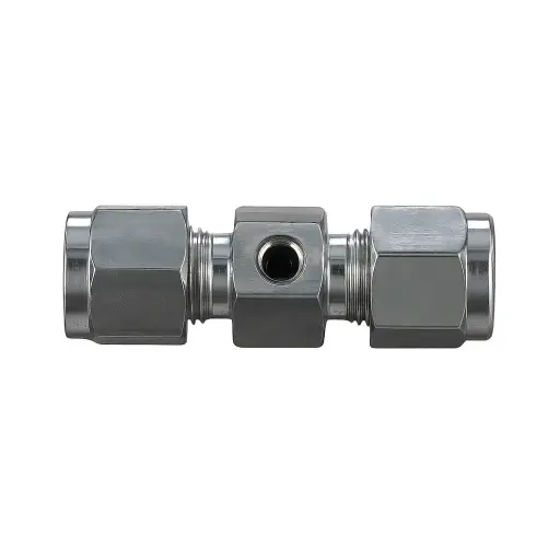 [MC59420] 1/4 Inch Misting Tee – Stainless Steel Compression High-Pressure Fitting