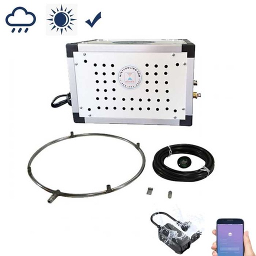 [MC24070] High-Pressure Retro Fan Mist Kit – Ultimate Cooling for Outdoor Spaces