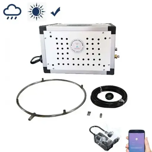 High-Pressure Retro Fan Mist Kit – Ultimate Cooling for Outdoor Spaces