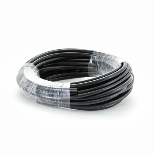 [MC72047] Nylon Tubing - High Pressure - 1/4 Inch - Black - 50 Ft Roll