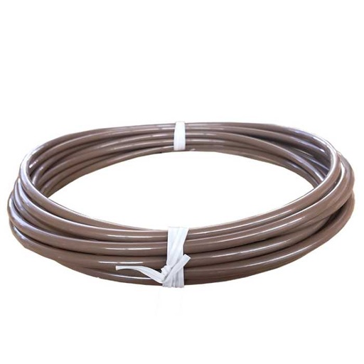 [MC73314] Nylon Tubing - High Pressure - 1/4 Inch - Dark Brown - 100 Ft Roll