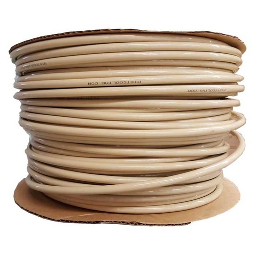 [MC73412] Nylon Tubing - High Pressure - 1/4 Inch - Beige - 500 Ft Roll