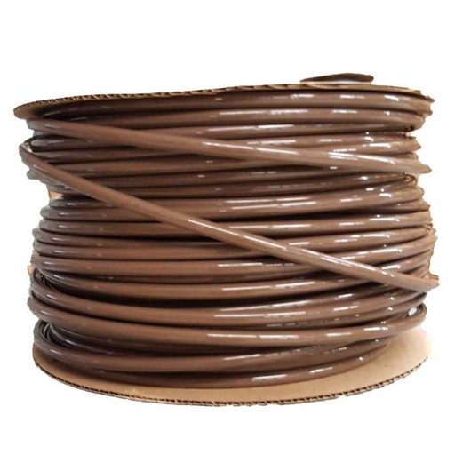 [MC73414] Nylon Tubing - High Pressure - 1/4 Inch - Dark Brown - 500 Ft Roll