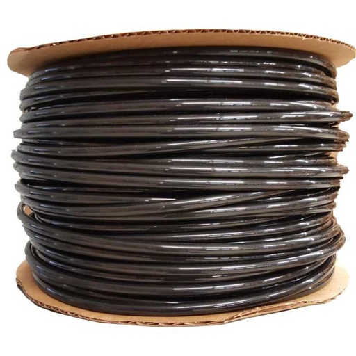 [MC73421] Nylon Tubing - High Pressure - 3/8 Inch - Black - 500 Ft Roll