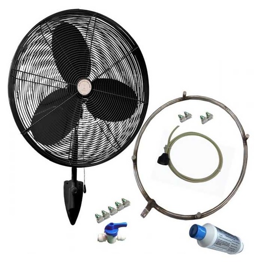 Outdoor Misting Fans - Wall Mount Fans - 24 Inch Oscillating Fan - Wall Mount Fan | Patio Fan