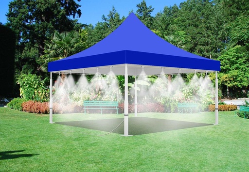 [MC31022] Tent Misting System Low Pressure - Blue Tent - Misting Tent | Portable Misting