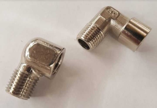 [XMC61376] 1/4 Inch Male x 1/4 Inch Female Elbow – 90° Brass Fitting for Secure Connections