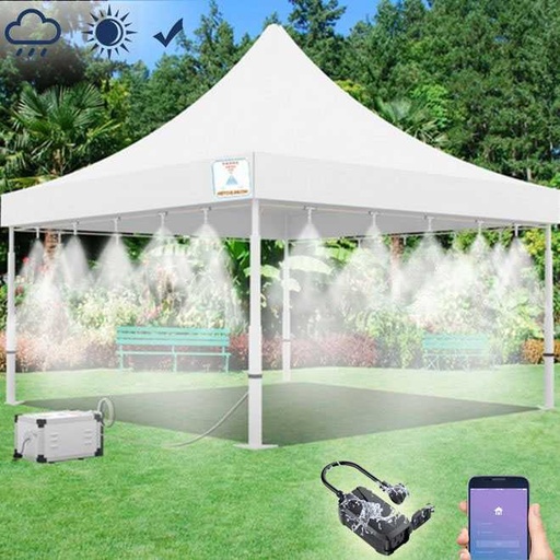 MMisting Tent - High Pressure Mist Tent - 1500 PSI
