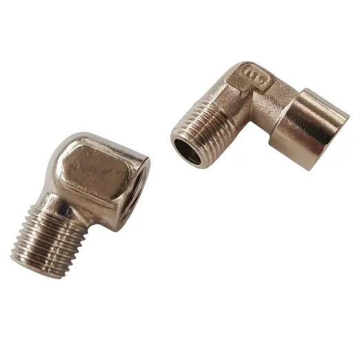 [MC61376] 1/4 Inch Male x 1/4 Inch Female Elbow – 90° Brass Fitting for Secure Connections 